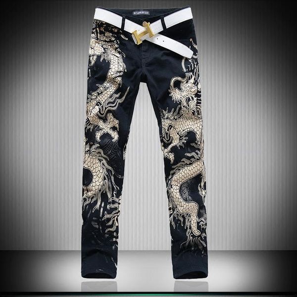 men's jeans 3d wolf dragon leapord printed men skinny black punk rock for mens stretch denim pants trousers, Blue
men's jeans 3d wolf dragon leapord printed men skinny black punk rock for mens stretch denim pants trousers, Blue