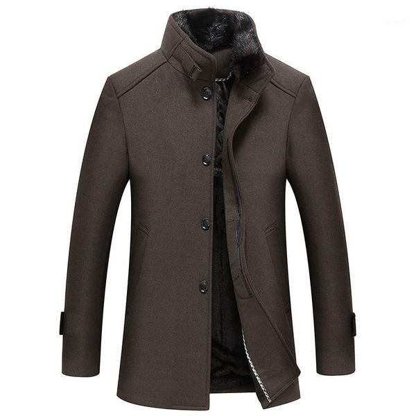 winter business casual 50% wool coats male long woolen jacket coat men slim stand fur collar thicken warm fleece overcoat m-4xl1, Black
winter business casual 50% wool coats male long woolen jacket coat men slim stand fur collar thicken warm fleece overcoat m-4xl1, Black
