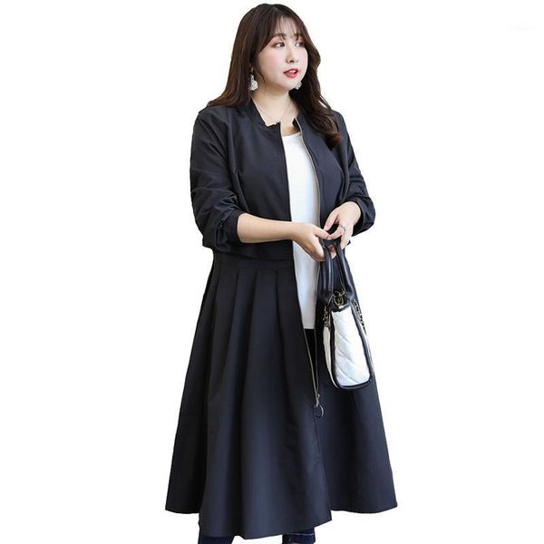 2020 women's spring autumn trench coat new plus size 5xl-8xl windbreaker coat female slim large size zipper long outerwear g6751, Tan;black
2020 women's spring autumn trench coat new plus size 5xl-8xl windbreaker coat female slim large size zipper long outerwear g6751, Tan;black