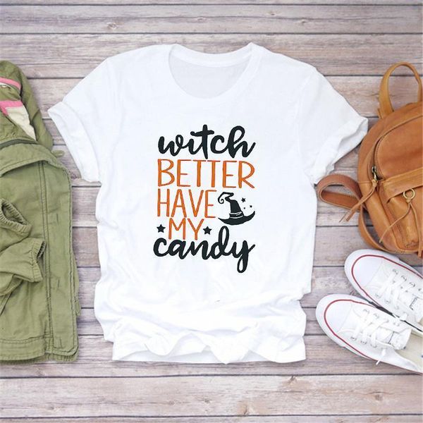 2020 summer witch better have my candy funny letter print halloweent shirt t-shirt female graphic tee shirt tees, White
2020 summer witch better have my candy funny letter print halloweent shirt t-shirt female graphic tee shirt tees, White