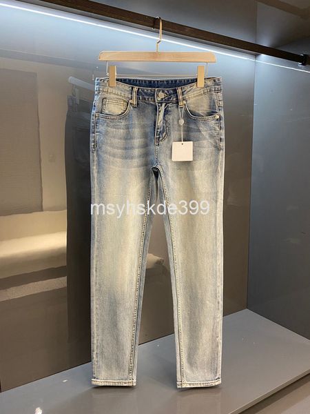 men's jeans summer men's slim small straight jeans haiyi channel goods high-end tannin, Blue
men's jeans summer men's slim small straight jeans haiyi channel goods high-end tannin, Blue