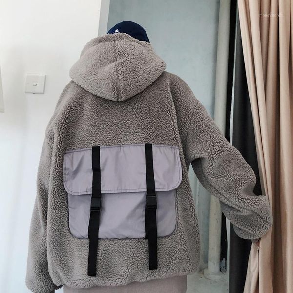 men's hoodies & sweatshirts plus velvet thickening hong kong wind 2021 winter lamb fur tide hoodie men's solid color pullover gray, Black
men's hoodies & sweatshirts plus velvet thickening hong kong wind 2021 winter lamb fur tide hoodie men's solid color pullover gray, Black