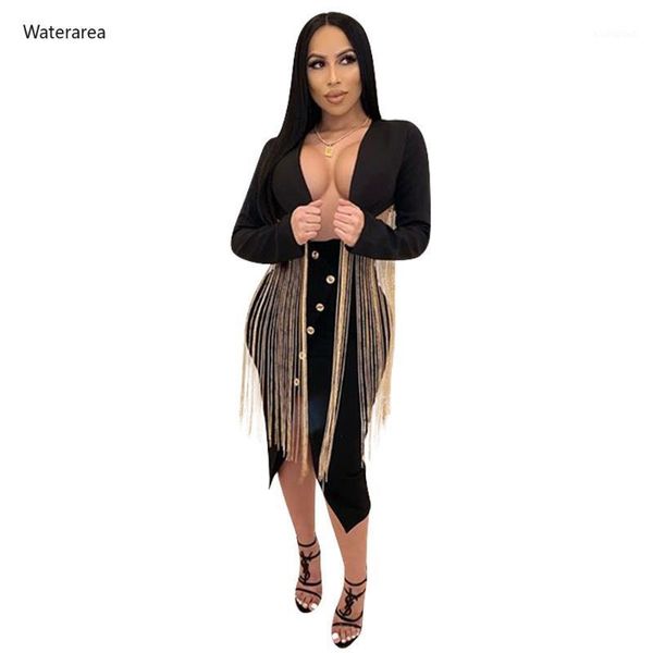 2020 new women tassel splicing open stitch long sleeve long blazers vintage female night club party outcoat1, White;black
2020 new women tassel splicing open stitch long sleeve long blazers vintage female night club party outcoat1, White;black