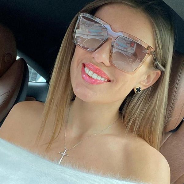 sunglasses 2021 luxury big square women brand designer retro sun glasses female oversized brown shades oculos uv400, White;black
sunglasses 2021 luxury big square women brand designer retro sun glasses female oversized brown shades oculos uv400, White;black