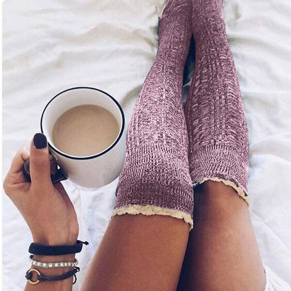warm winter womens stocking knitted crochet lace trim cotton over the knee socks girls boot cuff knee-socking thigh hosiery sock1, Black;white
warm winter womens stocking knitted crochet lace trim cotton over the knee socks girls boot cuff knee-socking thigh hosiery sock1, Black;white