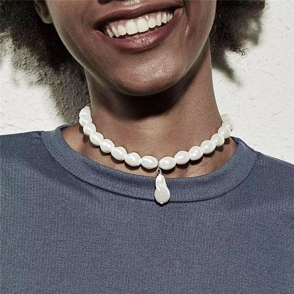 luokey trendy fashion irregular imitation pearl necklace for women baroque vintage choker necklace statement collar bijoux femme, Golden;silver
luokey trendy fashion irregular imitation pearl necklace for women baroque vintage choker necklace statement collar bijoux femme, Golden;silver