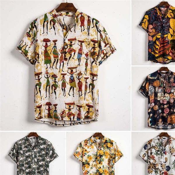mens hawaiian shirt summer floral beach fit short sleeve casual luau shirt travel holiday turn down collar shirts, White;black 
mens hawaiian shirt summer floral beach fit short sleeve casual luau shirt travel holiday turn down collar shirts, White;black