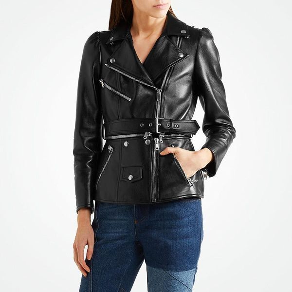 streetwear 100% real sheepskin coat female autumn spring leather jacket women clothes 2020 fashion genuine leather jackets 530141, Black
streetwear 100% real sheepskin coat female autumn spring leather jacket women clothes 2020 fashion genuine leather jackets 530141, Black