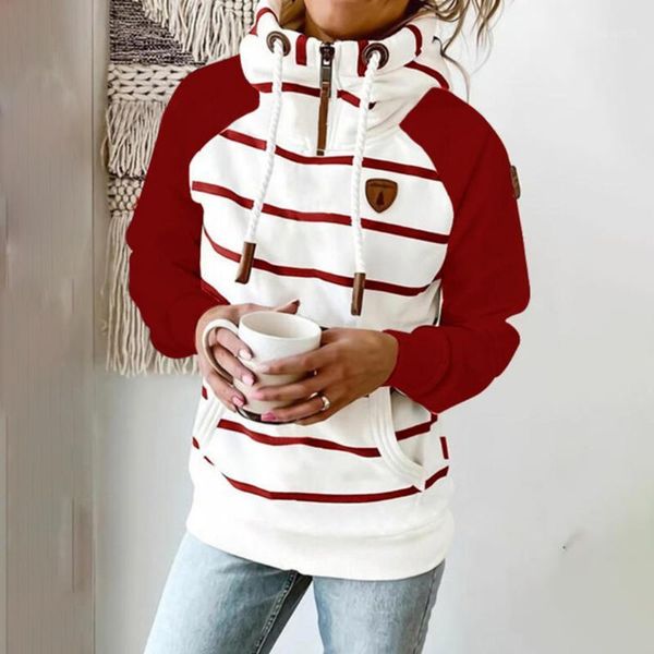 women's hoodies & sweatshirts 2021 women hooded sweatshirt zipper stripe long sleeve drawstring pocket female winter thick harajuku ou, Black
women's hoodies & sweatshirts 2021 women hooded sweatshirt zipper stripe long sleeve drawstring pocket female winter thick harajuku ou, Black