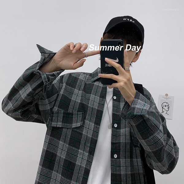 men's casual shirts men cotton flannel shirt 2021 spring autumn office style business button sleeve shirts1, White;black
men's casual shirts men cotton flannel shirt 2021 spring autumn office style business button sleeve shirts1, White;black