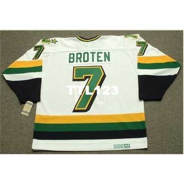 men #7 neal broten minnesota north stars 1989 ccm vintage home hockey jersey or custom any name or number retro jersey, Black
men #7 neal broten minnesota north stars 1989 ccm vintage home hockey jersey or custom any name or number retro jersey, Black