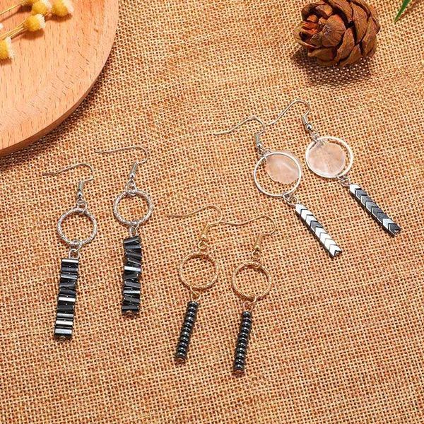 factory price earrings natural women stone for hematite female new personality irregular shape bead drop long dangle ear, Silver
factory price earrings natural women stone for hematite female new personality irregular shape bead drop long dangle ear, Silver