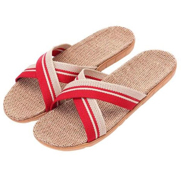 women's cross flax slippers fashion outside red white striped slippers beach linen flip flops women slides indoor house shoes #os1w, Black
women's cross flax slippers fashion outside red white striped slippers beach linen flip flops women slides indoor house shoes #os1w, Black