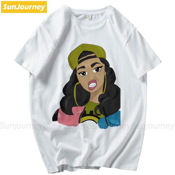 хип-хоп cardi b поп-арт мультфильм мужчины tshirt негабаритные o-образным вырезом с коротким рукавом хлопок фитнес мужская спортивная с капю
хип-хоп cardi b поп-арт мультфильм мужчины tshirt негабаритные o-образным вырезом с коротким рукавом хлопок фитнес мужская спортивная с капю