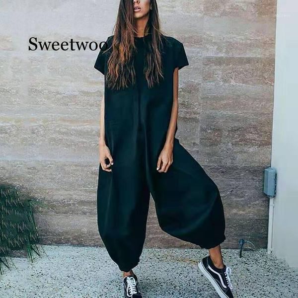 jumpsuit overalls for women long jumpsuits ladies elegant long pants playsuit 2020 new plus size rompers womens jumpsuit1, Black;white
jumpsuit overalls for women long jumpsuits ladies elegant long pants playsuit 2020 new plus size rompers womens jumpsuit1, Black;white
