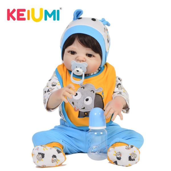 keiumi 23 inch baby reborn boy doll full silicone body realistic newborn doll for children birthday xmas gift play toy 1011
keiumi 23 inch baby reborn boy doll full silicone body realistic newborn doll for children birthday xmas gift play toy 1011