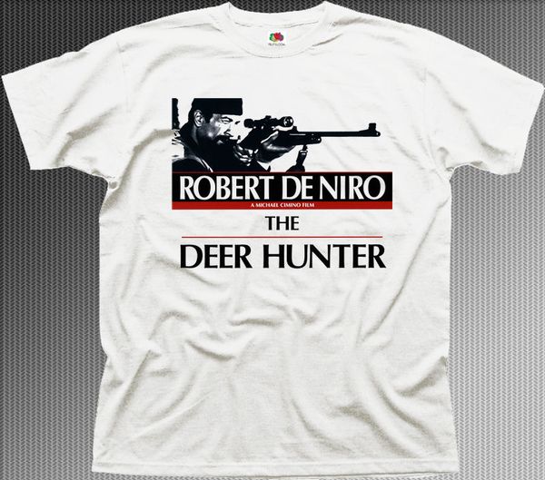 summer style fashion men the deer hunter robert de niro film movie white cotton t-shirt sport hooded sweatshirt hoodie 
summer style fashion men the deer hunter robert de niro film movie white cotton t-shirt sport hooded sweatshirt hoodie