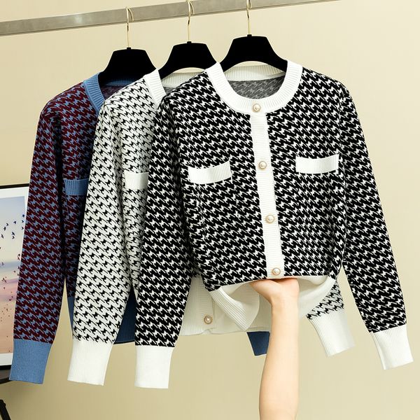 gigogou jacquard knit women cardigan sweater autumn winter girls outfits single breasted female jumper oneck open cardigan c1030, Black
gigogou jacquard knit women cardigan sweater autumn winter girls outfits single breasted female jumper oneck open cardigan c1030, Black