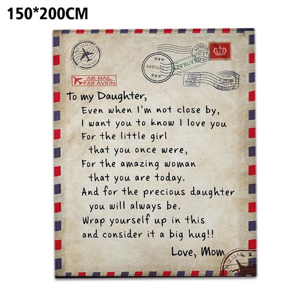 blankets letter printed quilts gifts soft flannel to my daughter throw blanket home decor travel love positive encourage vintage air mail
blankets letter printed quilts gifts soft flannel to my daughter throw blanket home decor travel love positive encourage vintage air mail