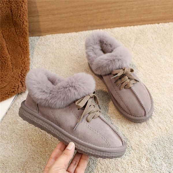 2020 winter new ankle boots cow suede leather snow boots plush natural fur warm slip-on ladies shoes flats brand, Black
2020 winter new ankle boots cow suede leather snow boots plush natural fur warm slip-on ladies shoes flats brand, Black