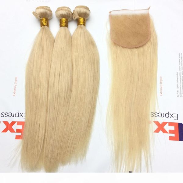 7a body wave 613 blonde brazilian straight virgin hair bundles with lace closure platium blonde human hair extensions weave with closure, Black
7a body wave 613 blonde brazilian straight virgin hair bundles with lace closure platium blonde human hair extensions weave with closure, Black