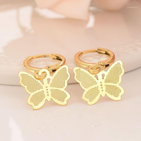 14 k solid fine yellow gold filled luxury butterfly charm earring fashion gold women girl jewelry gift pretty1, Golden
14 k solid fine yellow gold filled luxury butterfly charm earring fashion gold women girl jewelry gift pretty1, Golden