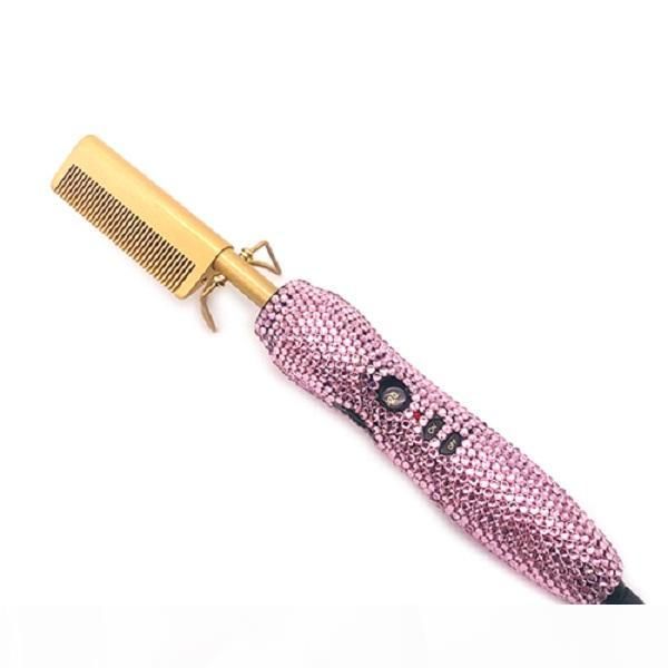 bling кристаллического горячий гребень выпрямитель золото горячего comb electric ceramic высокого тепло выпрямитель щетка для волос младенца, Black
bling кристаллического горячий гребень выпрямитель золото горячего comb electric ceramic высокого тепло выпрямитель щетка для волос младенца, Black