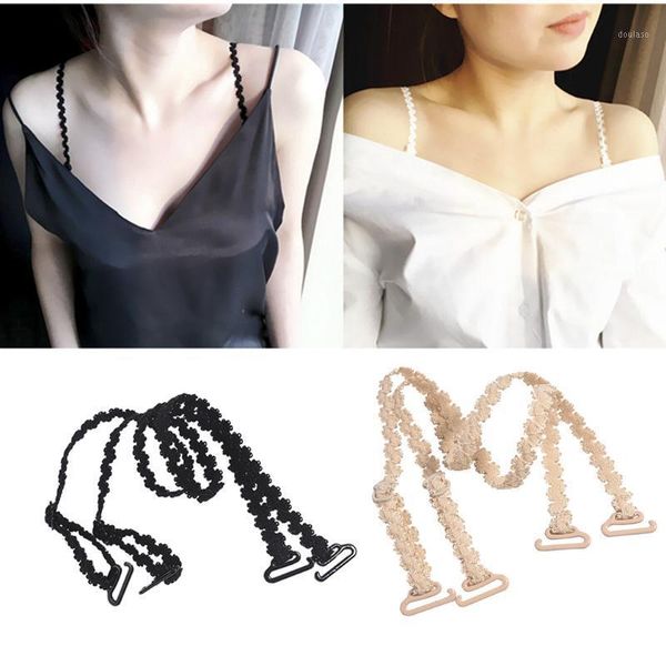 adjustable women's elastic bra strap crochet floral lace bra strap belt shoulder intimates accessorie1, Black;white
adjustable women's elastic bra strap crochet floral lace bra strap belt shoulder intimates accessorie1, Black;white