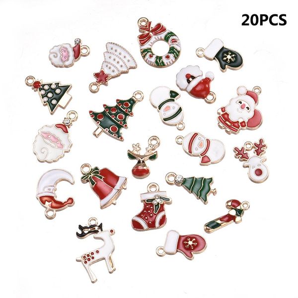 20pcs/set enamel alloy mixed christmas charms pendant jewelry hand made diy craft making sieraden maken decoration accessories sqclag, Silver
20pcs/set enamel alloy mixed christmas charms pendant jewelry hand made diy craft making sieraden maken decoration accessories sqclag, Silver