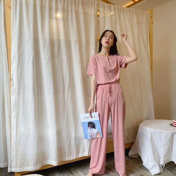 soft fashion casual suit 2020 spring pants pantst-shirt wide leg pantsnew loose t-shirt wide leg trousers two-piece suit for women yhu10 yhu, Gray
soft fashion casual suit 2020 spring pants pantst-shirt wide leg pantsnew loose t-shirt wide leg trousers two-piece suit for women yhu10 yhu, Gray