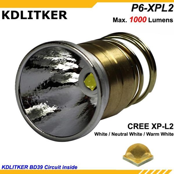 flashlights torches kdlitker p6-xpl2hd cree xp-l2 1000 lumens 3v - 9v led p60 drop-in module (dia 26.5mm)1
flashlights torches kdlitker p6-xpl2hd cree xp-l2 1000 lumens 3v - 9v led p60 drop-in module (dia 26.5mm)1