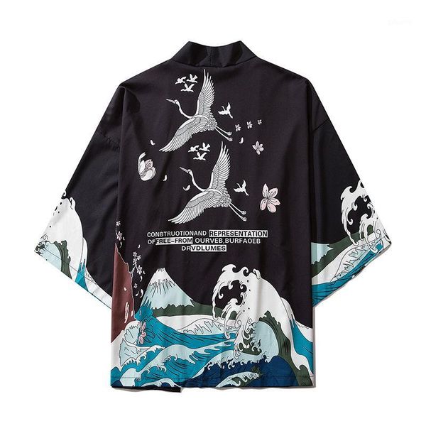 male japan retro pattern bird print cardigan shirts men streetwear fashion hip hop loose casual short sleeve kimono shirts1, White;black
male japan retro pattern bird print cardigan shirts men streetwear fashion hip hop loose casual short sleeve kimono shirts1, White;black