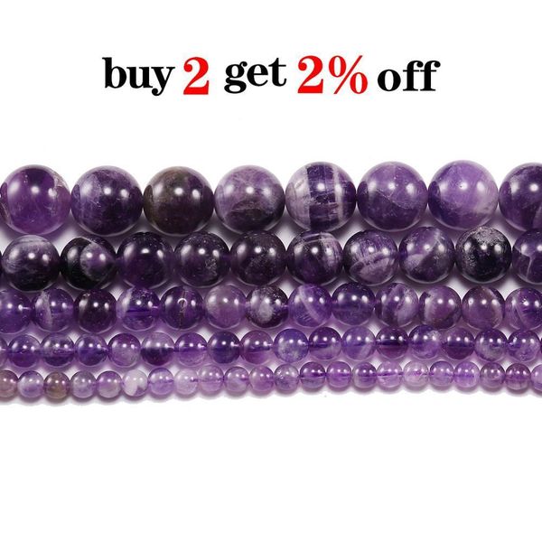 1strand lot 6 8 10 12 mm natural dream purple amethystes crystal stone round beads loose spacer bead for jewelry making bracelet h qylbpx, Silver
1strand lot 6 8 10 12 mm natural dream purple amethystes crystal stone round beads loose spacer bead for jewelry making bracelet h qylbpx, Silver