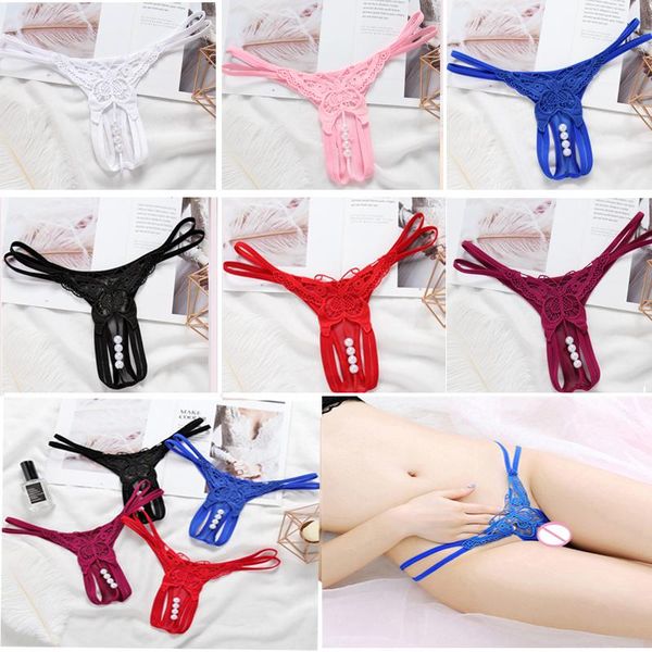 women's panties 1pcs women underwear thongs lace seamless transparent temptation pearl massage thong erotic bikini, Black;pink
women's panties 1pcs women underwear thongs lace seamless transparent temptation pearl massage thong erotic bikini, Black;pink