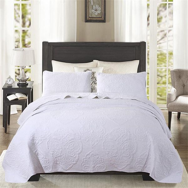 new white cotton bedspreads quilt set quilts reversible embroidered bed cover with pillowcase king size quilted coverlets1
new white cotton bedspreads quilt set quilts reversible embroidered bed cover with pillowcase king size quilted coverlets1