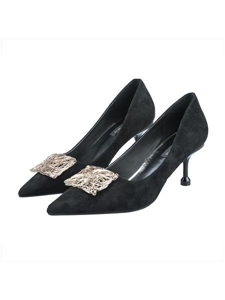 dress shoes pointed high heels female 2021 the wild shallow mouth stiletto single french girl work, Black
dress shoes pointed high heels female 2021 the wild shallow mouth stiletto single french girl work, Black