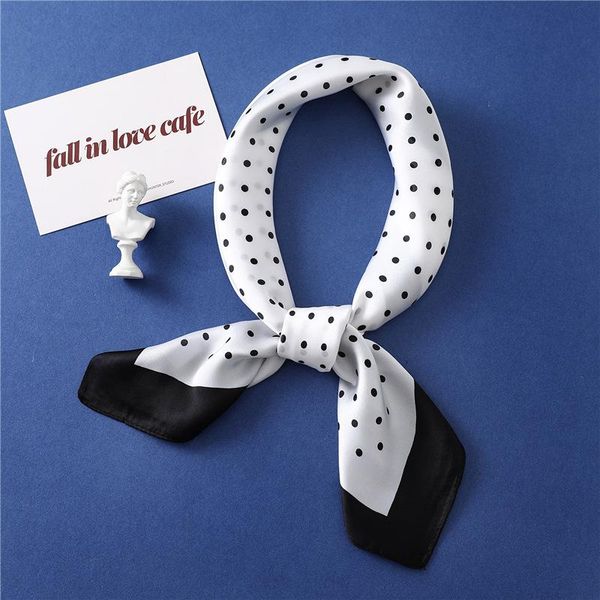 2020 fashion women silk scarf square dot print neck scarves lady head band foulard femme small bandanas hand kerchief gift new jlljgd, Blue;gray
2020 fashion women silk scarf square dot print neck scarves lady head band foulard femme small bandanas hand kerchief gift new jlljgd, Blue;gray