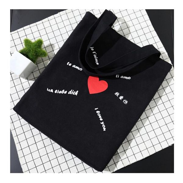 foldable shoulder bag shopping reusable handbag tote bag casual shoulder bags school travel women black white canvas bags
foldable shoulder bag shopping reusable handbag tote bag casual shoulder bags school travel women black white canvas bags