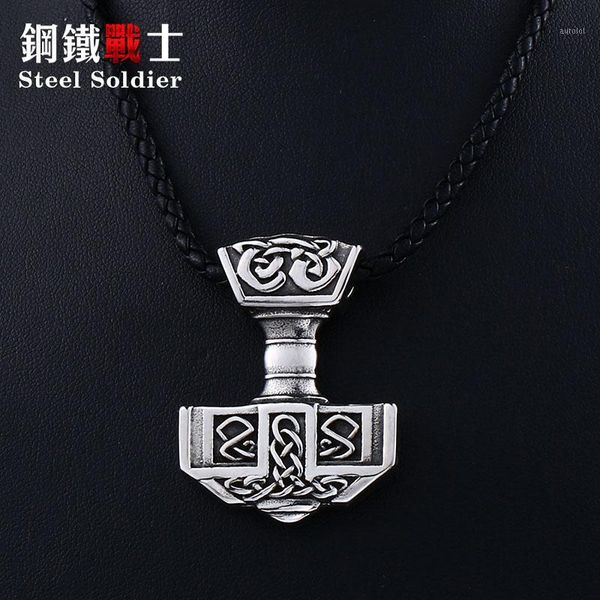 steel soldier 316l stainless steel scandinavia viking chain nordic men myth odin 's symbol amulet pendant necklace jewelry1, Silver
steel soldier 316l stainless steel scandinavia viking chain nordic men myth odin 's symbol amulet pendant necklace jewelry1, Silver