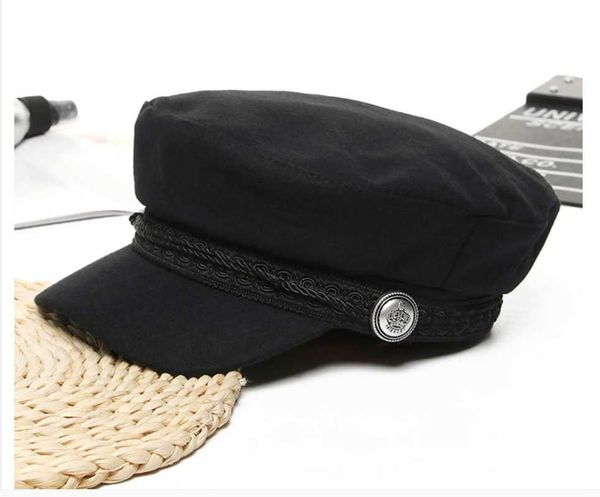 berets 2021 trend winter hats for women french style wool baker's boy hat cool baseball cap black visor gorras casquette, Blue;gray
berets 2021 trend winter hats for women french style wool baker's boy hat cool baseball cap black visor gorras casquette, Blue;gray