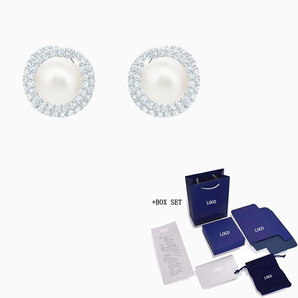 stud 2021 fashion jewelry swa original pierced earrings charming line pattern crystal pearl women all-match romantic jewe, Golden;silver
stud 2021 fashion jewelry swa original pierced earrings charming line pattern crystal pearl women all-match romantic jewe, Golden;silver