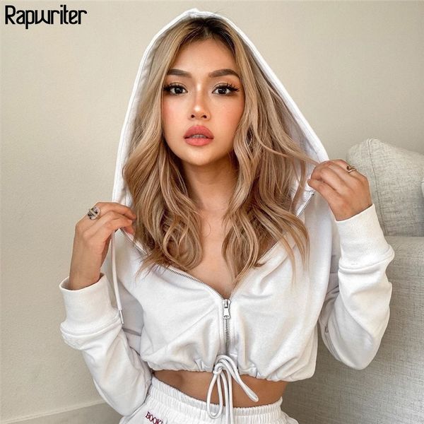 casual white sudaderas hoodies sweatshirt crop women autumn drawstring long sleeve harajuku zip up basic rapwriter 201202, Black
casual white sudaderas hoodies sweatshirt crop women autumn drawstring long sleeve harajuku zip up basic rapwriter 201202, Black