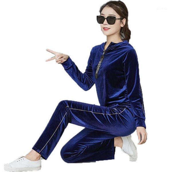 ladies tracksuit velvet 2 piece sets womens outfits jogging femme chandal mujer fashion zipper coats jogger pants sportswear1, Gray
ladies tracksuit velvet 2 piece sets womens outfits jogging femme chandal mujer fashion zipper coats jogger pants sportswear1, Gray
