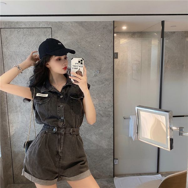 2021 new women casual summer denim romper jeans shorts jumpsuit streetwear playsuit fashion bodysuits xvkb, Black;white
2021 new women casual summer denim romper jeans shorts jumpsuit streetwear playsuit fashion bodysuits xvkb, Black;white