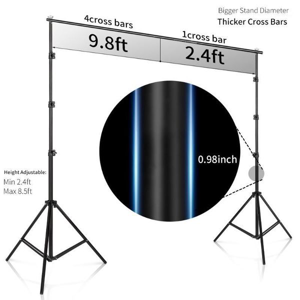 background material 2.6m x 3m/8.5*10ft pro pography po backdrops support system stands for video studio + carry bag1
background material 2.6m x 3m/8.5*10ft pro pography po backdrops support system stands for video studio + carry bag1