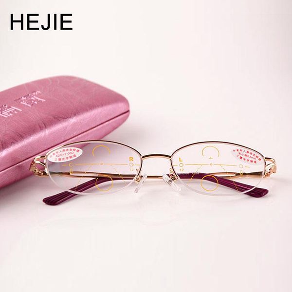 fashion women alloy multifocal progressive reading glasses brand oval semi-rimless diopter+1.0-+4.0 gold y1152, White;black
fashion women alloy multifocal progressive reading glasses brand oval semi-rimless diopter+1.0-+4.0 gold y1152, White;black