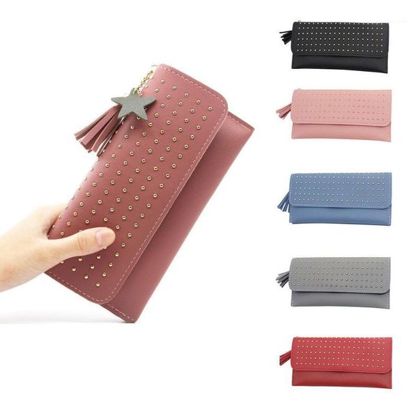 wallets studded wallet zipper coin purse rivet women's long card document holder 2021 dropship y1.91, Red;black
wallets studded wallet zipper coin purse rivet women's long card document holder 2021 dropship y1.91, Red;black