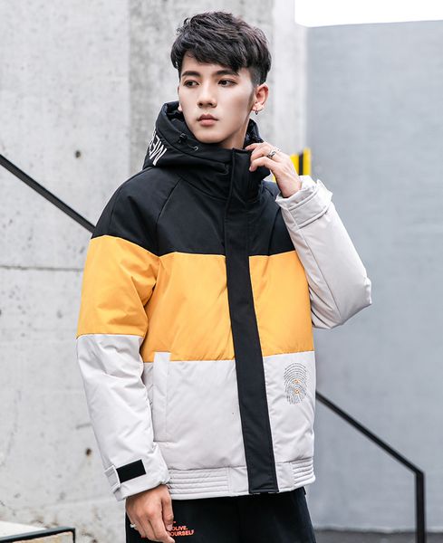 man clothing white duck down 2021 winter new hooded chaquetas overcoat man outwear parka stripe jacket men's casual coat, Black
man clothing white duck down 2021 winter new hooded chaquetas overcoat man outwear parka stripe jacket men's casual coat, Black