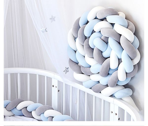 baby bumper bed braid knot pillow cushion bumper for infant baby crib protector cot room decoration bedding supplies
baby bumper bed braid knot pillow cushion bumper for infant baby crib protector cot room decoration bedding supplies