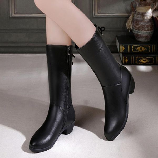 sfbenz vintage demi-season boots for women pu leather mid-calf shoes woman plus hair 2020 fashion round toe winter wedges boots, Black
sfbenz vintage demi-season boots for women pu leather mid-calf shoes woman plus hair 2020 fashion round toe winter wedges boots, Black